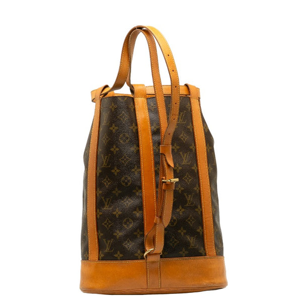 ルイ ヴィトン モノグラム ランドネ PM ショルダーバッグ M42243 ブラウン PVC レザー レディース LOUIS VUITTON 【中古】