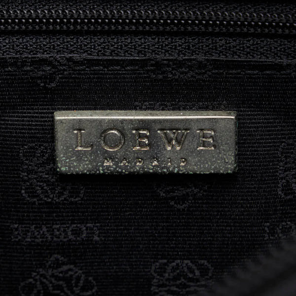 ロエベ ハンドバッグ ブラック レザー レディース LOEWE 【中古】