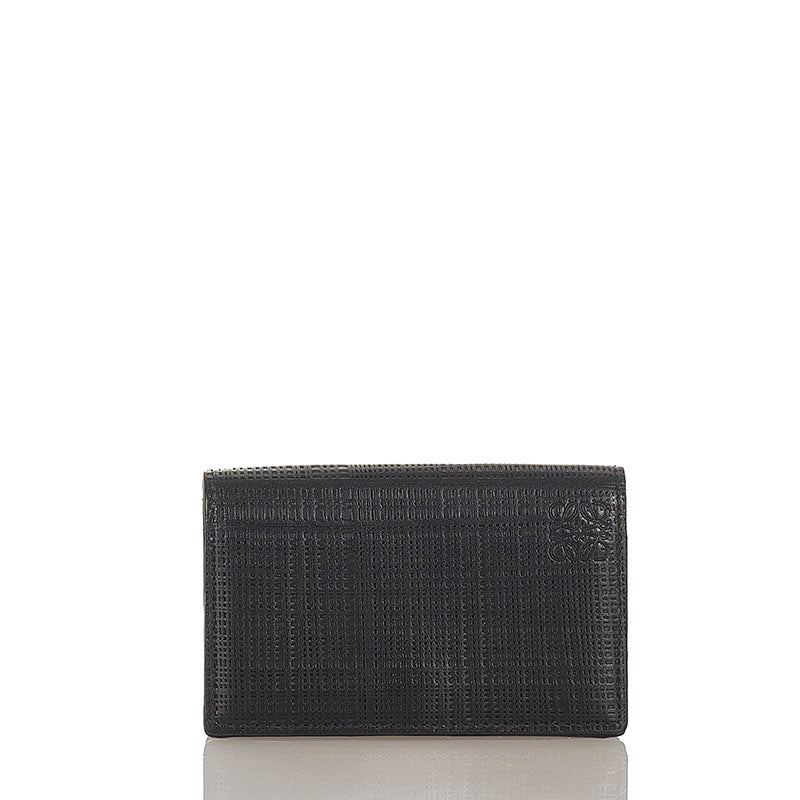 ロエベ ブラック レザー 名刺入れ メンズ LOEWE 【中古】