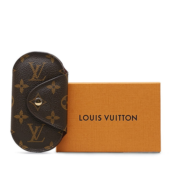 ルイ ヴィトン モノグラム ミュルティクレ ロンGM 6連 キーケース M60116 ブラウン PVC レザー レディース LOUIS VUITTON 【中古】