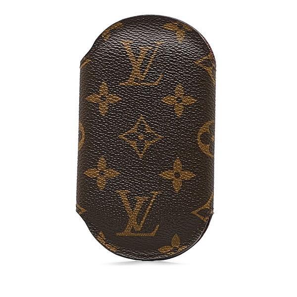 ルイ ヴィトン モノグラム ミュルティクレ ロンGM 6連 キーケース M60116 ブラウン PVC レザー レディース LOUIS VUITTON 【中古】