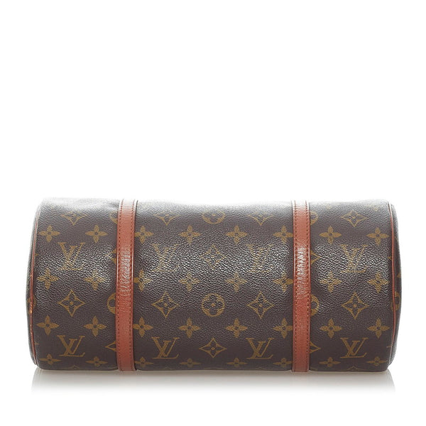 ルイ ヴィトン モノグラム 旧 パピヨン 30 ハンドバッグ M51385 ブラウン PVC レザー レディース LOUIS VUITTON 【中古】