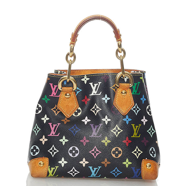 ルイ ヴィトン モノグラム マルチカラー オードラ M40048 ノワール PVC レザー ハンドバッグ レディース LOUIS VUITTON 【中古】