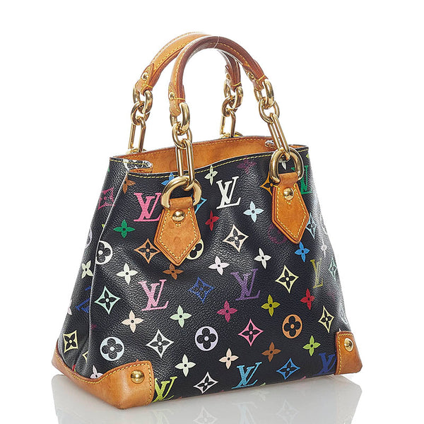 ルイ ヴィトン モノグラム マルチカラー オードラ M40048 ノワール PVC レザー ハンドバッグ レディース LOUIS VUITTON 【中古】