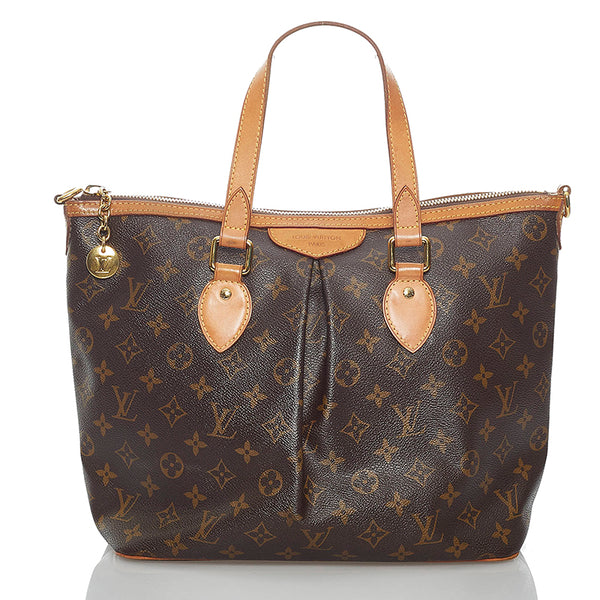 ルイ ヴィトン モノグラム　 パレルモPM M40145　 ブラウン PVC レザー ハンドバッグ ショルダーバッグ 2WAY レディース LOUIS VUITTON 【中古】