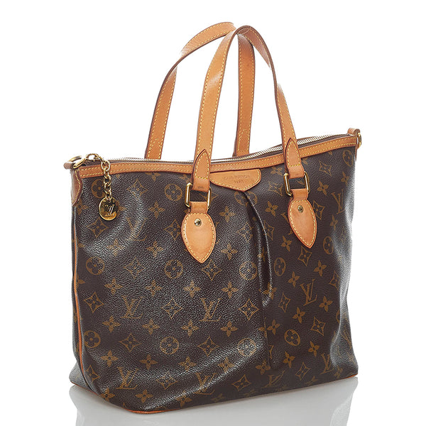 ルイ ヴィトン モノグラム　 パレルモPM M40145　 ブラウン PVC レザー ハンドバッグ ショルダーバッグ 2WAY レディース LOUIS VUITTON 【中古】