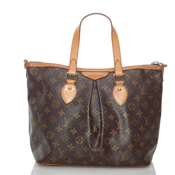 ルイ ヴィトン モノグラム　 パレルモPM M40145　 ブラウン PVC レザー ハンドバッグ ショルダーバッグ 2WAY レディース LOUIS VUITTON 【中古】