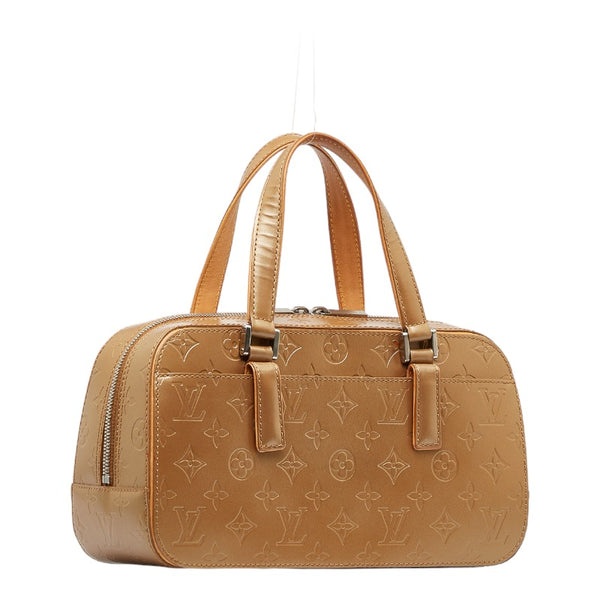 ルイ ヴィトン モノグラムマット シェルトン ハンドバッグ M55177 ゴールド レザー レディース LOUIS VUITTON 【中古】