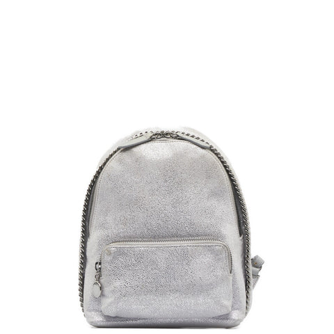 ステラマッカートニー ファラベラ リュックサック ショルダーバッグ ２WAY シルバー ポリエステル レディース Stella McCartney 【中古】