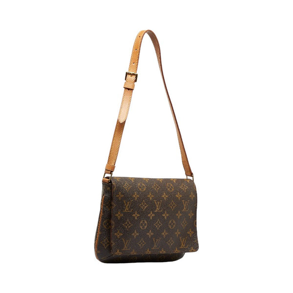 ルイ ヴィトン モノグラム ミュゼット タンゴ ショート ショルダーバッグ M51257 ブラウン PVC レザー レディース LOUIS VUITTON 【中古】