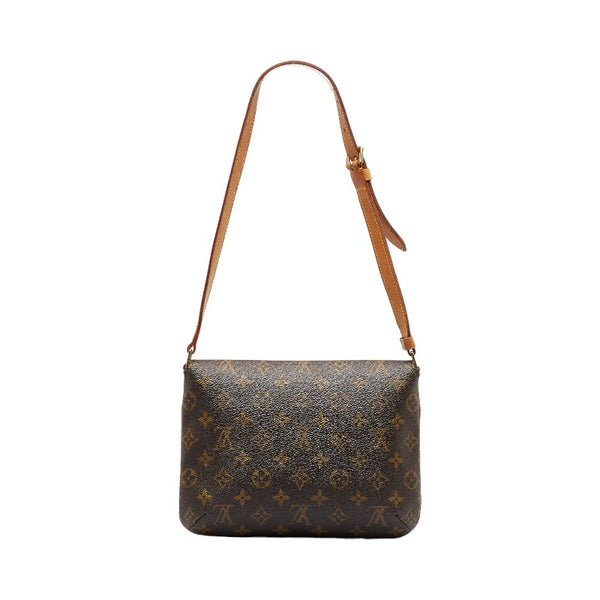 ルイ ヴィトン モノグラム ミュゼット タンゴ ショート ショルダーバッグ M51257 ブラウン PVC レザー レディース LOUIS VUITTON 【中古】