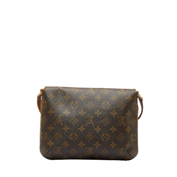 ルイ ヴィトン モノグラム ミュゼット タンゴ ショート ショルダーバッグ M51257 ブラウン PVC レザー レディース LOUIS VUITTON 【中古】