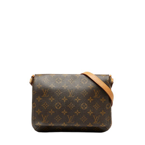 ルイ ヴィトン モノグラム ミュゼットタンゴ ロング ショルダーバッグ M51388 ブラウン PVC レザー レディース LOUIS VUITTON 【中古】