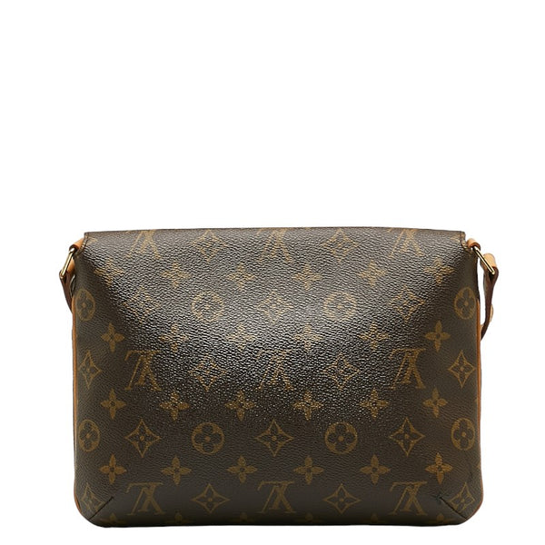 ルイ ヴィトン モノグラム ミュゼットタンゴ ショート ショルダーバッグ M51257 ブラウン PVC レザー レディース LOUIS VUITTON 【中古】