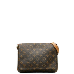 ルイ ヴィトン モノグラム ミュゼットタンゴ ショート ショルダーバッグ M51257 ブラウン PVC レザー レディース LOUIS VUITTON 【中古】