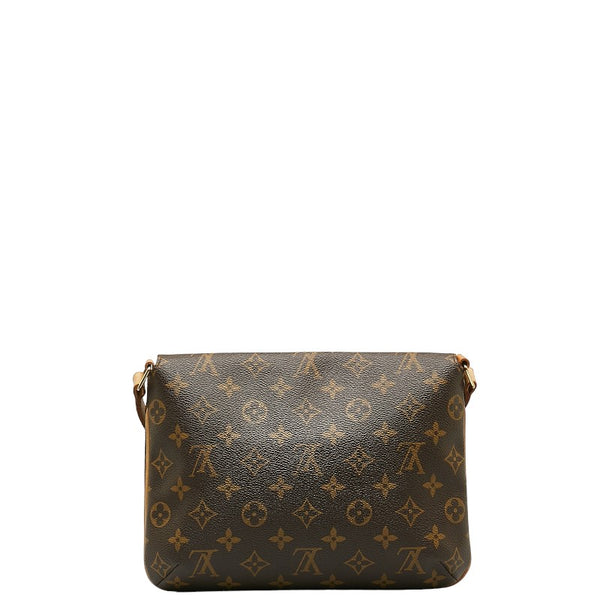 ルイ ヴィトン モノグラム ミュゼットタンゴ ショート ショルダーバッグ M51257 ブラウン PVC レザー レディース LOUIS VUITTON 【中古】