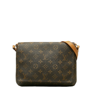 ルイ ヴィトン モノグラム ミュゼット タンゴ ショート ショルダーバッグ M51257 ブラウン PVC レザー レディース LOUIS VUITTON 【中古】