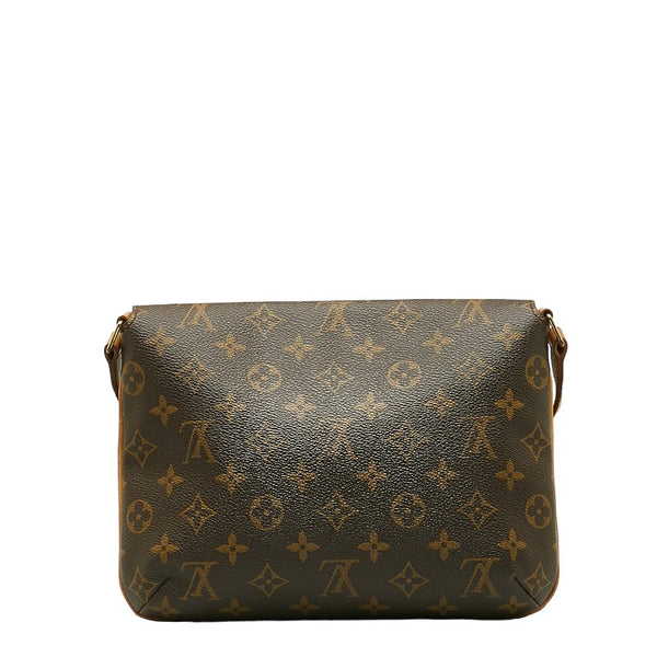 ルイ ヴィトン モノグラム ミュゼット タンゴ ショート ショルダーバッグ M51257 ブラウン PVC レザー レディース LOUIS VUITTON 【中古】