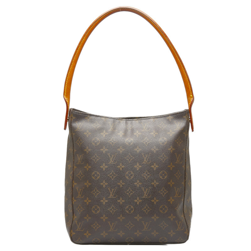 ルイ ヴィトン モノグラム ル－ピングGM ショルダーバッグ ハンドバッグ M51145 ブラウン PVC レザー レディース LOUIS VUITTON 【中古】