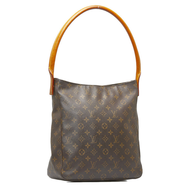 ルイ ヴィトン モノグラム ル－ピングGM ショルダーバッグ ハンドバッグ M51145 ブラウン PVC レザー レディース LOUIS VUITTON 【中古】