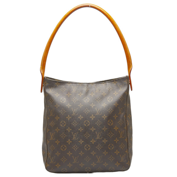 ルイ ヴィトン モノグラム ル－ピングGM ショルダーバッグ ハンドバッグ M51145 ブラウン PVC レザー レディース LOUIS VUITTON 【中古】