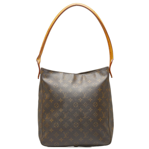 ルイ ヴィトン モノグラム ル－ピングGM ショルダーバッグ ハンドバッグ M51145 ブラウン PVC レザー レディース LOUIS VUITTON 【中古】