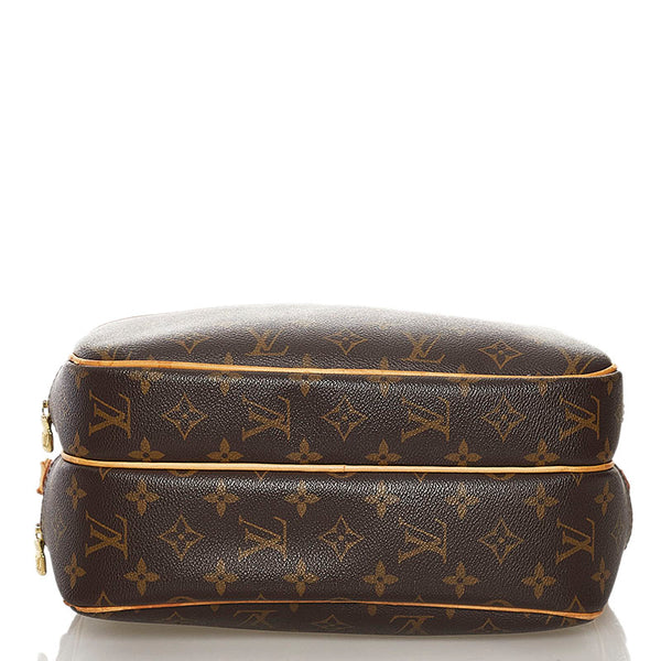 ルイ ヴィトン モノグラム リポーターPM 斜め掛け ショルダーバッグ M45254 ブラウン PVC レザー レディース LOUIS VUITTON 【中古】