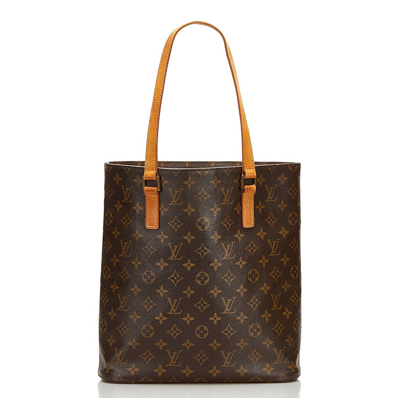 ルイ ヴィトン モノグラム ヴァヴァン GM トートバッグ ショルダーバッグ M51170 ブラウン PVC レザー レディース LOUIS VUITTON 【中古】