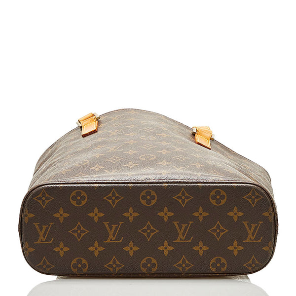 ルイ ヴィトン モノグラム ヴァヴァン GM トートバッグ ショルダーバッグ M51170 ブラウン PVC レザー レディース LOUIS VUITTON 【中古】