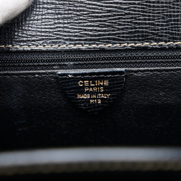 セリーヌ トートバッグ ショルダーバッグ ブラック レザー レディース CELINE 【中古】