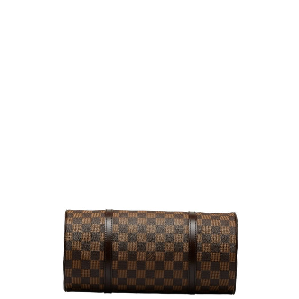 ルイ ヴィトン ダミエ エベヌ パピヨン ハンドバッグ N51303 ブラウン PVC レザー レディース LOUIS VUITTON 【中古】