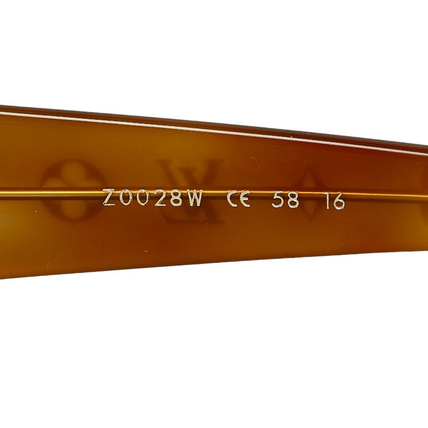 ルイ ヴィトン モノグラム オブセッション カレ グラデーションレンズ サングラス Z0028W ブラウン ゴールド プラスチック レディース LOUIS VUITTON 【中古】
