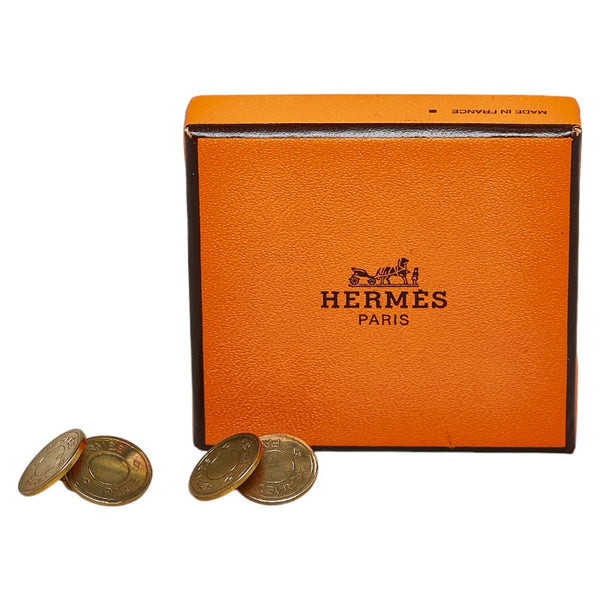 エルメス セリエ カフス カフリンクス  カフス ゴールド メッキ メンズ HERMES 【中古】