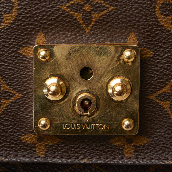 ルイ ヴィトン モノグラム モンソー ハンドバッグ ショルダーバッグ 2WAY M51185 ブラウン PVC レザー レディース LOUIS VUITTON 【中古】