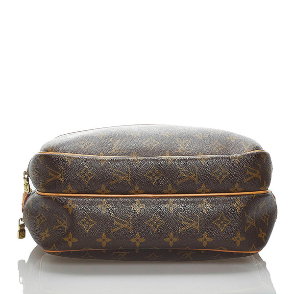 ルイ ヴィトン モノグラム リポーターPM 斜め掛け ショルダーバッグ M45254 ブラウン PVC レザー レディース LOUIS VUITTON 【中古】