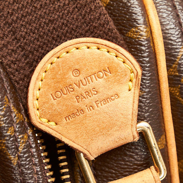 ルイ ヴィトン モノグラム リポーターPM 斜め掛け ショルダーバッグ M45254 ブラウン PVC レザー レディース LOUIS VUITTON 【中古】