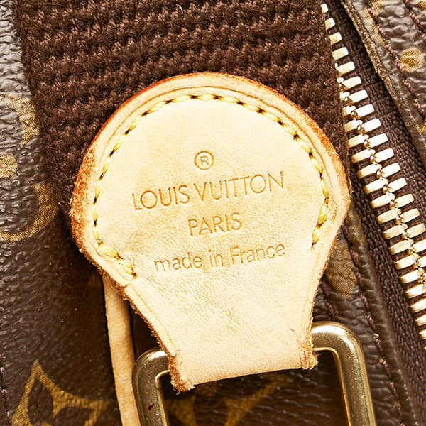 ルイ ヴィトン モノグラム リポーターGM 斜め掛け ショルダーバッグ M45252 ブラウン PVC レザー レディース LOUIS VUITTON 【中古】