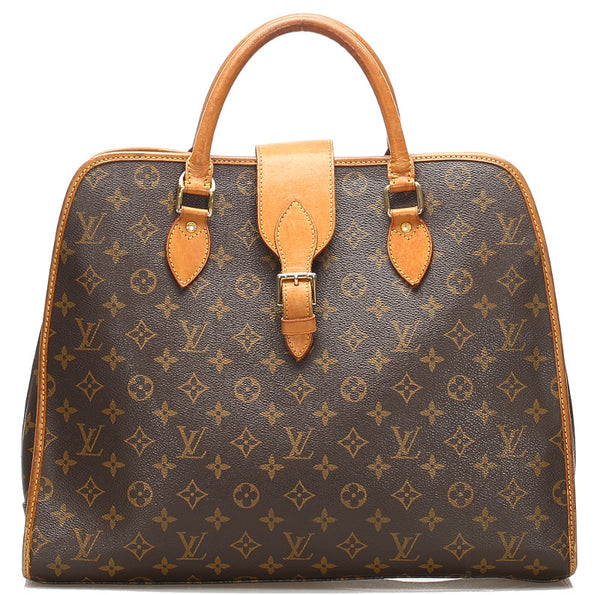 ルイ ヴィトン モノグラム リヴォリ M53380 ブラウン 茶 PVC レザー トートバッグ ユニセックス LOUIS VUITTON 中古