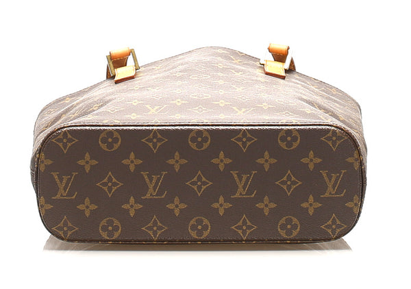 ルイ ヴィトン モノグラム ヴァヴァンGM M51170 ブラウン 茶 PVC レザー トートバッグ レディース LOUIS VUITTON 中古