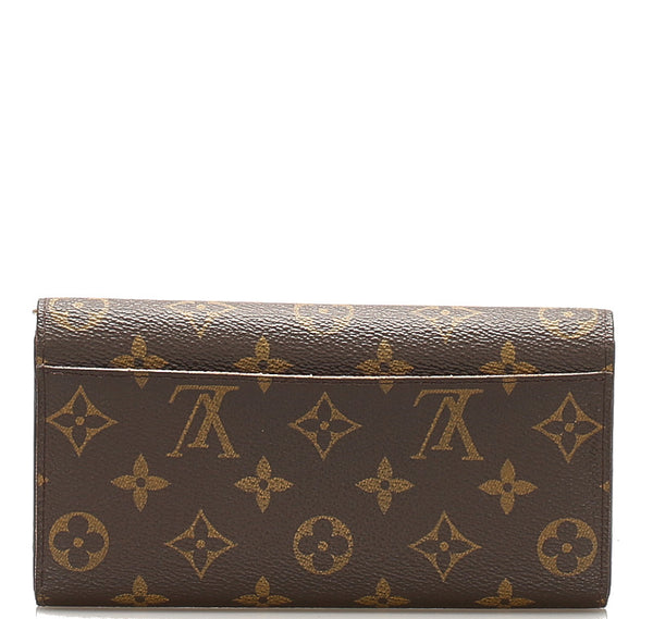 ルイ ヴィトン モノグラム ポルトフォイユサラ M61359 ブラウン PVC レザー 長財布 ユニセックス LOUIS VUITTON 中古