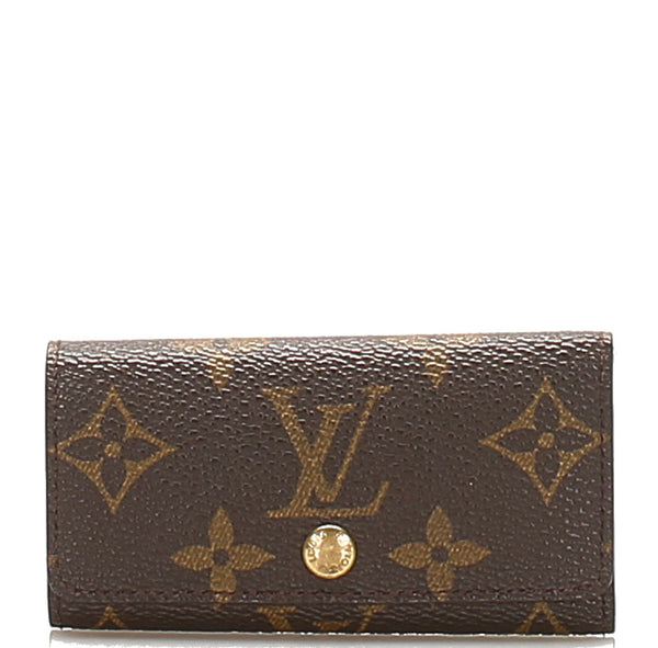 ルイ ヴィトン モノグラム ミュルティクレ M69517 ブラウン 茶 PVC レザー キーケース ユニセックス LOUIS VUITTON 中古