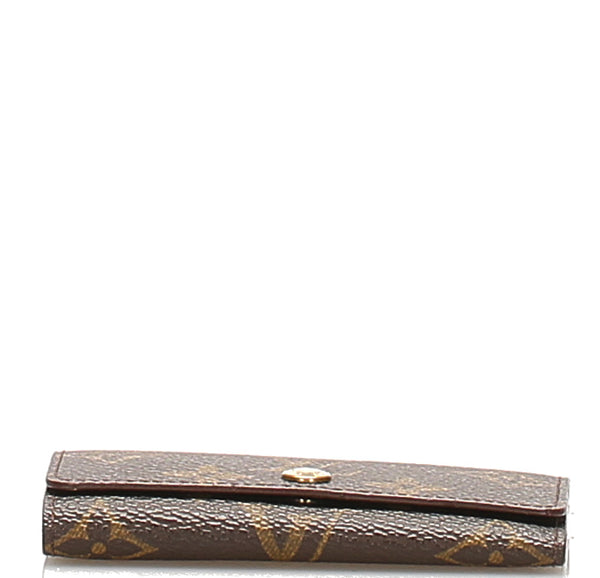 ルイ ヴィトン モノグラム ミュルティクレ M69517 ブラウン 茶 PVC レザー キーケース ユニセックス LOUIS VUITTON 中古