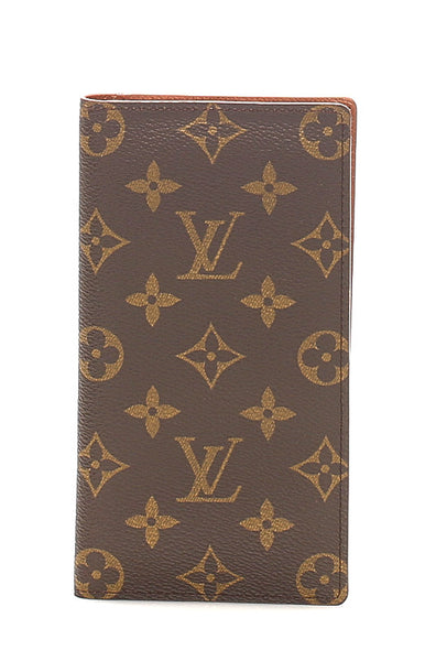 ルイ ヴィトン モノグラム ポルト バルール カルトクレディ M61823 ブラウン PVC レザー 札入れ メンズ LOUIS VUITTON 中古