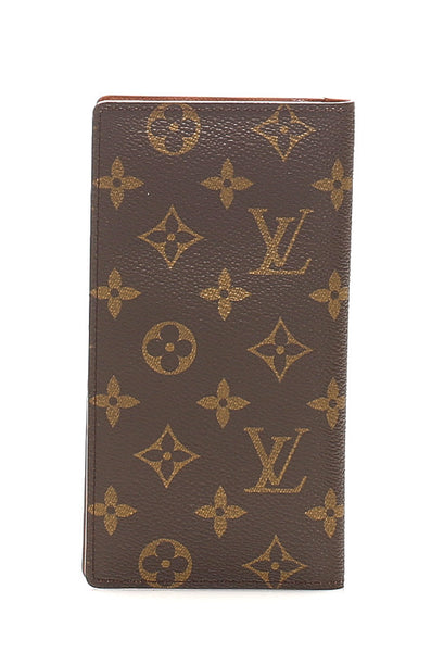 ルイ ヴィトン モノグラム ポルト バルール カルトクレディ M61823 ブラウン PVC レザー 札入れ メンズ LOUIS VUITTON 中古