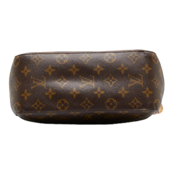 ルイ ヴィトン モノグラム ルーピングMM ショルダーバッグ M51146 ブラウン PVC レザー レディース LOUIS VUITTON 【中古】