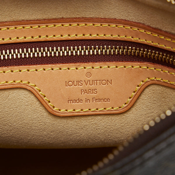 ルイ ヴィトン モノグラム ルーピングMM ショルダーバッグ ハンドバッグ M51146 ブラウン PVC レザー レディース LOUIS VUITTON 【中古】