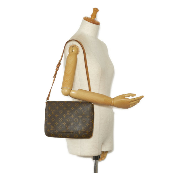 ルイ ヴィトン モノグラム ミュゼット タンゴ ショート ショルダーバッグ M51257 ブラウン PVC レザー レディース LOUIS VUITTON 【中古】