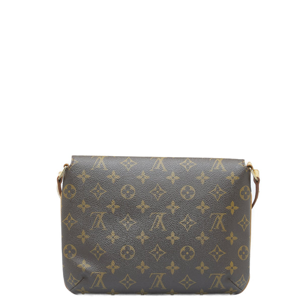 ルイ ヴィトン モノグラム ミュゼット タンゴ ショート ショルダーバッグ M51257 ブラウン PVC レザー レディース LOUIS VUITTON 【中古】