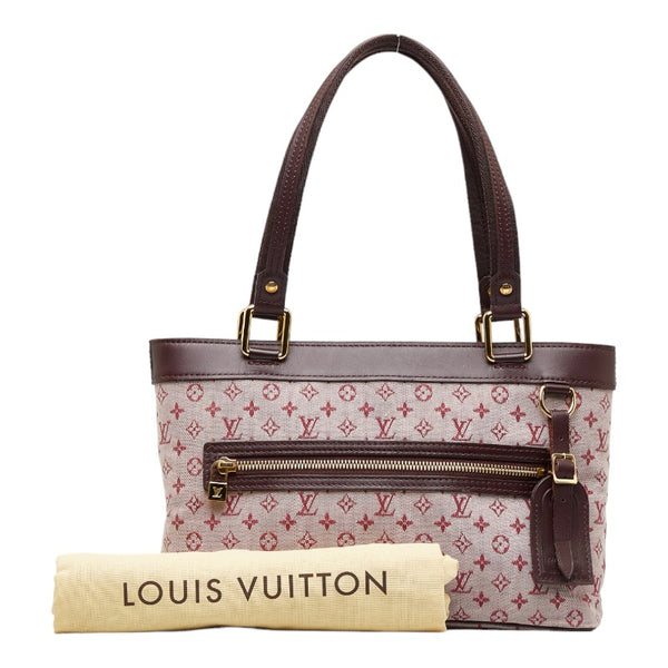 ルイ ヴィトン モノグラム ミニ ルシーユPM ハンドバッグ M92678 スリーズ ピンク キャンバス レザー レディース LOUIS VUITTON 【中古】