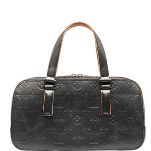 ルイ ヴィトン モノグラム マット シェルトン ハンドバッグ M55172 ノワール ブラック レザー レディース LOUIS VUITTON 【中古】